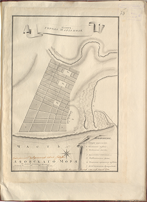 План Мариуполя 1798 г.