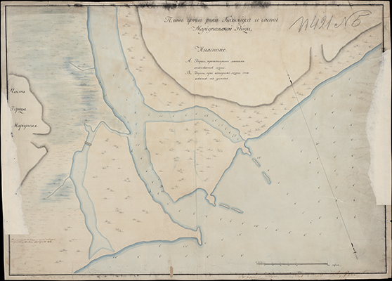 План устья Кальмиуса 1817 года